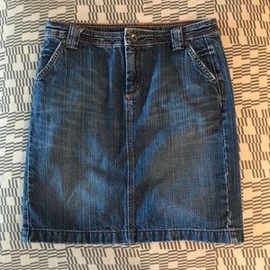 Banana Republic Pencil Jean Skirt